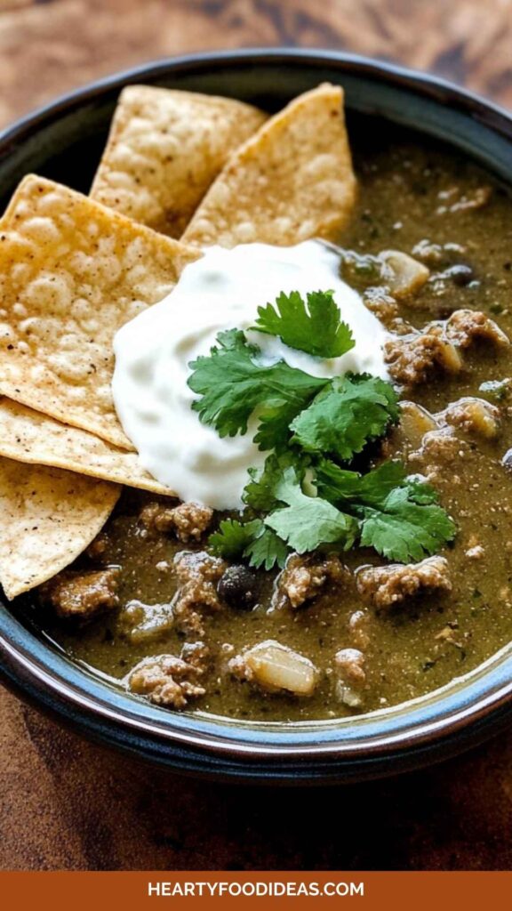 Beef Chili Verde Copycat Recipe