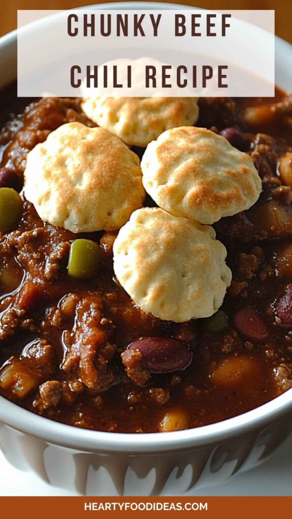 Chunky Beef Chili Recipe