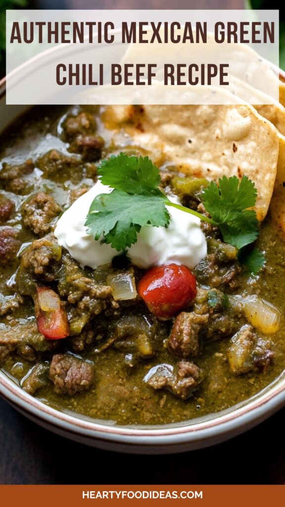 Authentic Mexican Green Chili Beef Recipe