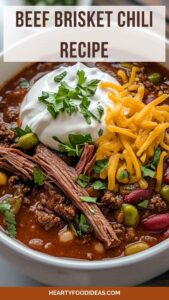 Beef Brisket Chili Recipe – Hearty Food Ideas