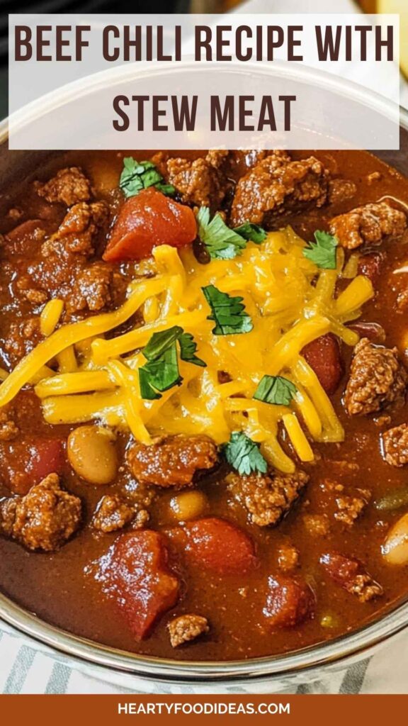 Beef Chili Recipe With Stew Meat