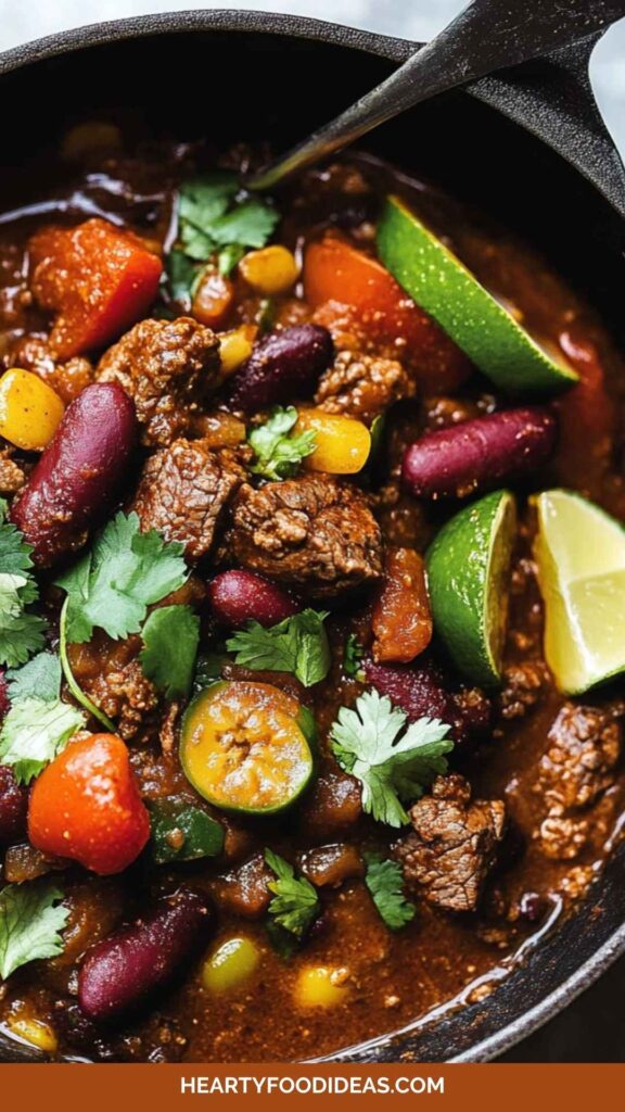 Beef Steak Chili Copycat Recipe