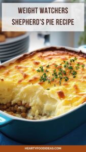 Weight Watchers Shepherd’s Pie Recipe – Hearty Food Ideas