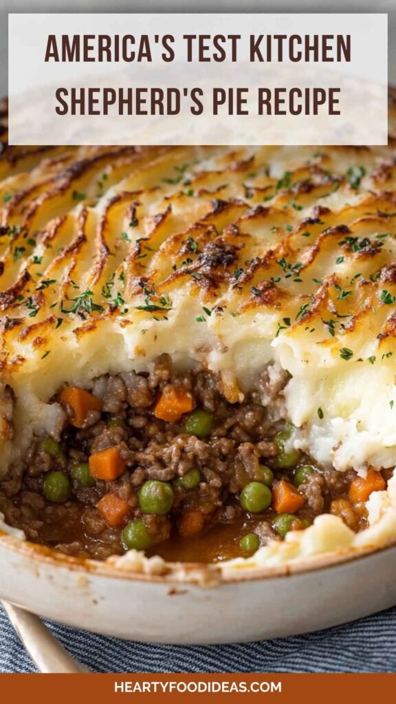 America's Test Kitchen Shepherd's Pie Recipe