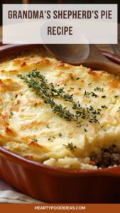 Grandma’s Shepherd’s Pie Recipe – Hearty Food Ideas