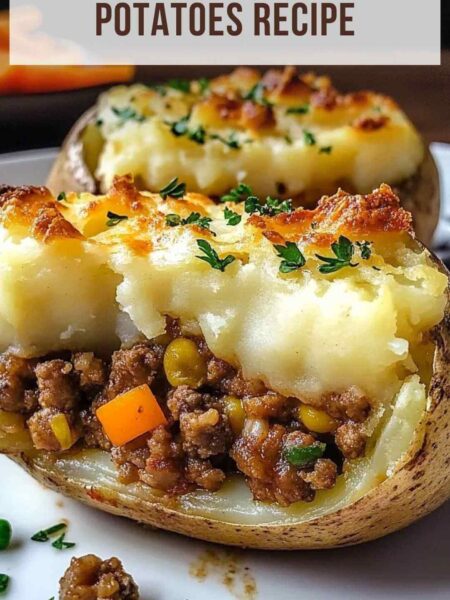 Shepherd's Pie Stuffed Potatoes Recipe