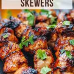 Beer And Honey BBQ Chicken Skewers