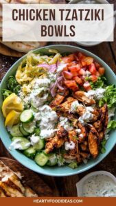 Chicken Tzatziki Bowls – Hearty Food Ideas