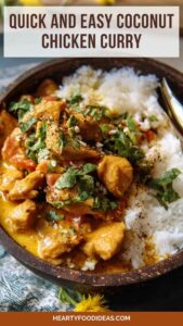 Quick And Easy Coconut Chicken Curry – Hearty Food Ideas