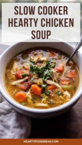Slow Cooker Hearty Chicken Soup – Hearty Food Ideas