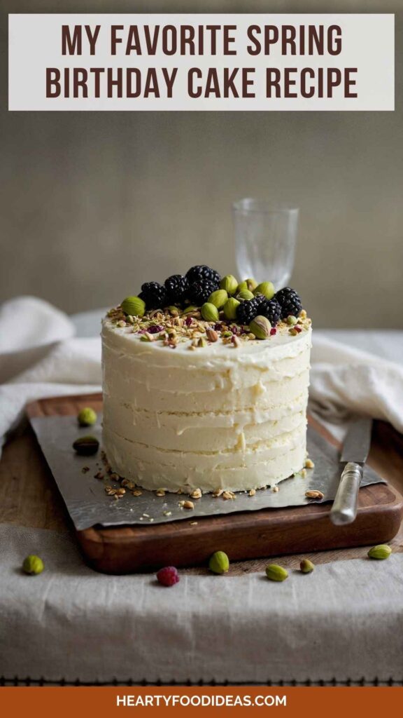 My Favorite Spring Birthday Cake Recipe