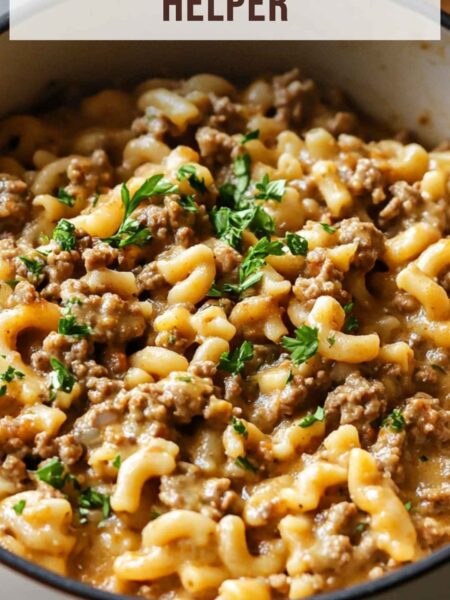 One Pot Hamburger Helper