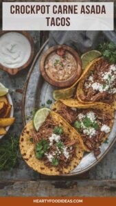 Crockpot Carne Asada Tacos – Hearty Food Ideas