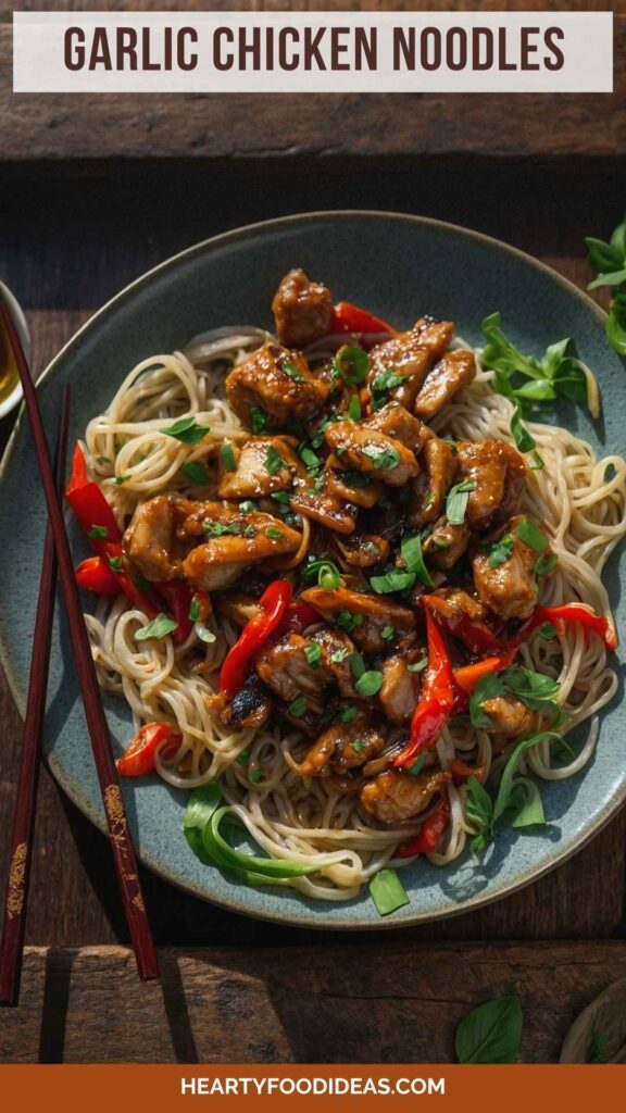 Garlic Chicken Noodles