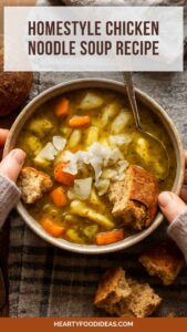 Homestyle Chicken Noodle Soup Recipe – Hearty Food Ideas