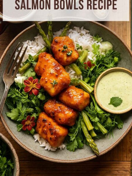 Hot Honey Crispy Salmon Bowls Recipe