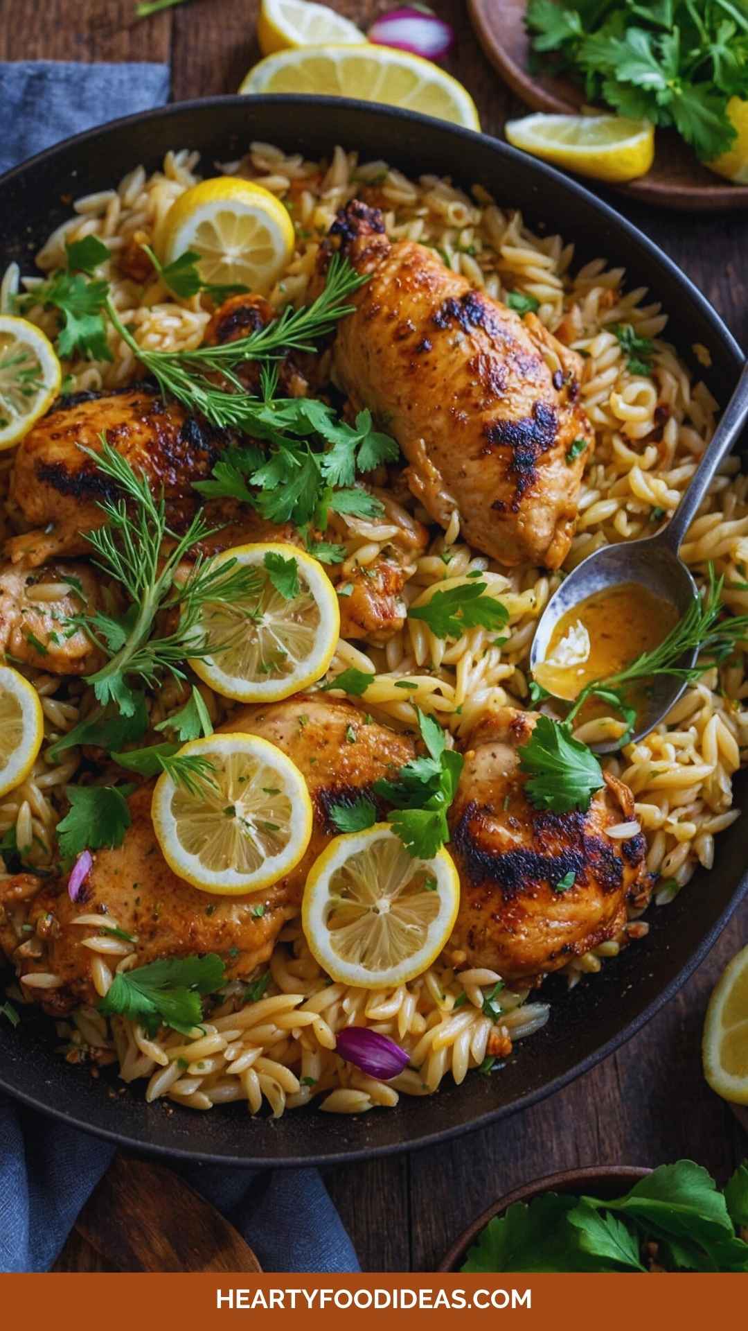 One Skillet Lemon Butter Chicken and Orzo Copycat Recipe One Skillet Lemon Butter Chicken and Orzo Copycat Recipe