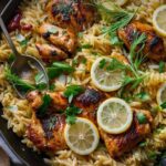 One Skillet Lemon Butter Chicken and Orzo Recipe