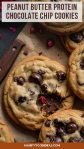 Peanut Butter Protein Chocolate Chip Cookies – Hearty Food Ideas