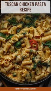 Tuscan Chicken Pasta Recipe – Hearty Food Ideas