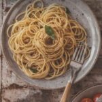 20 Minutes Garlic Basil Brown Butter Pasta