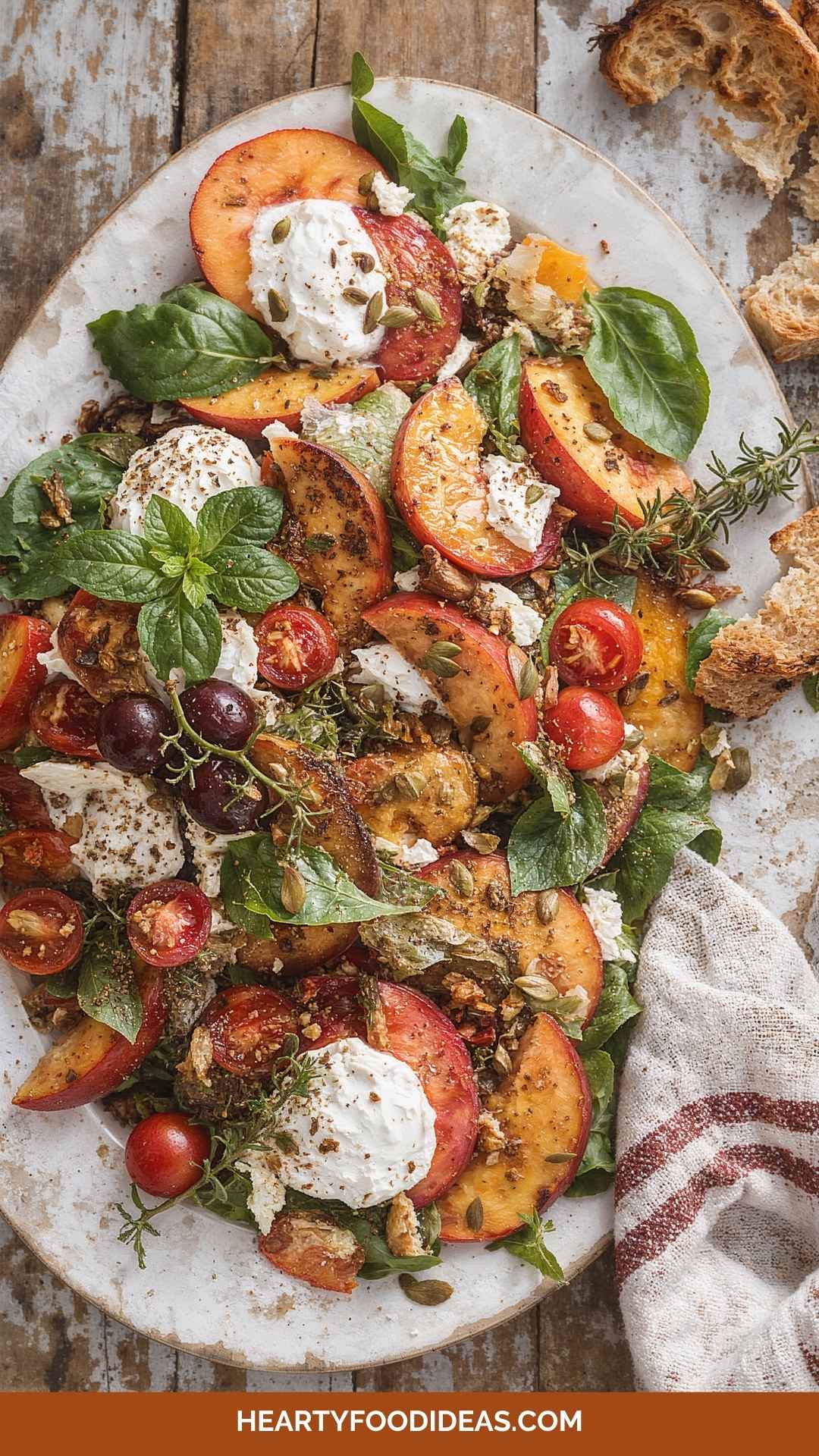 Best Tomato Peach And Burrata Salad Recipe Best Tomato Peach And Burrata Salad Recipe