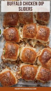 Buffalo Chicken Dip Sliders – Hearty Food Ideas