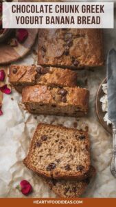 Chocolate Chunk Greek Yogurt Banana Bread – Hearty Food Ideas
