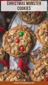 Christmas Monster Cookies – Hearty Food Ideas
