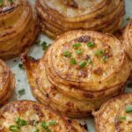Crispy Cheesy Potato Stacks