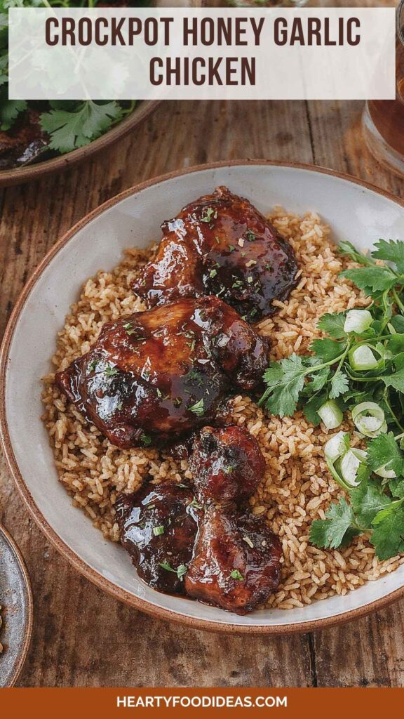 Crockpot Honey Garlic Chicken