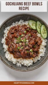 Gochujang Beef Bowls Recipe – Hearty Food Ideas