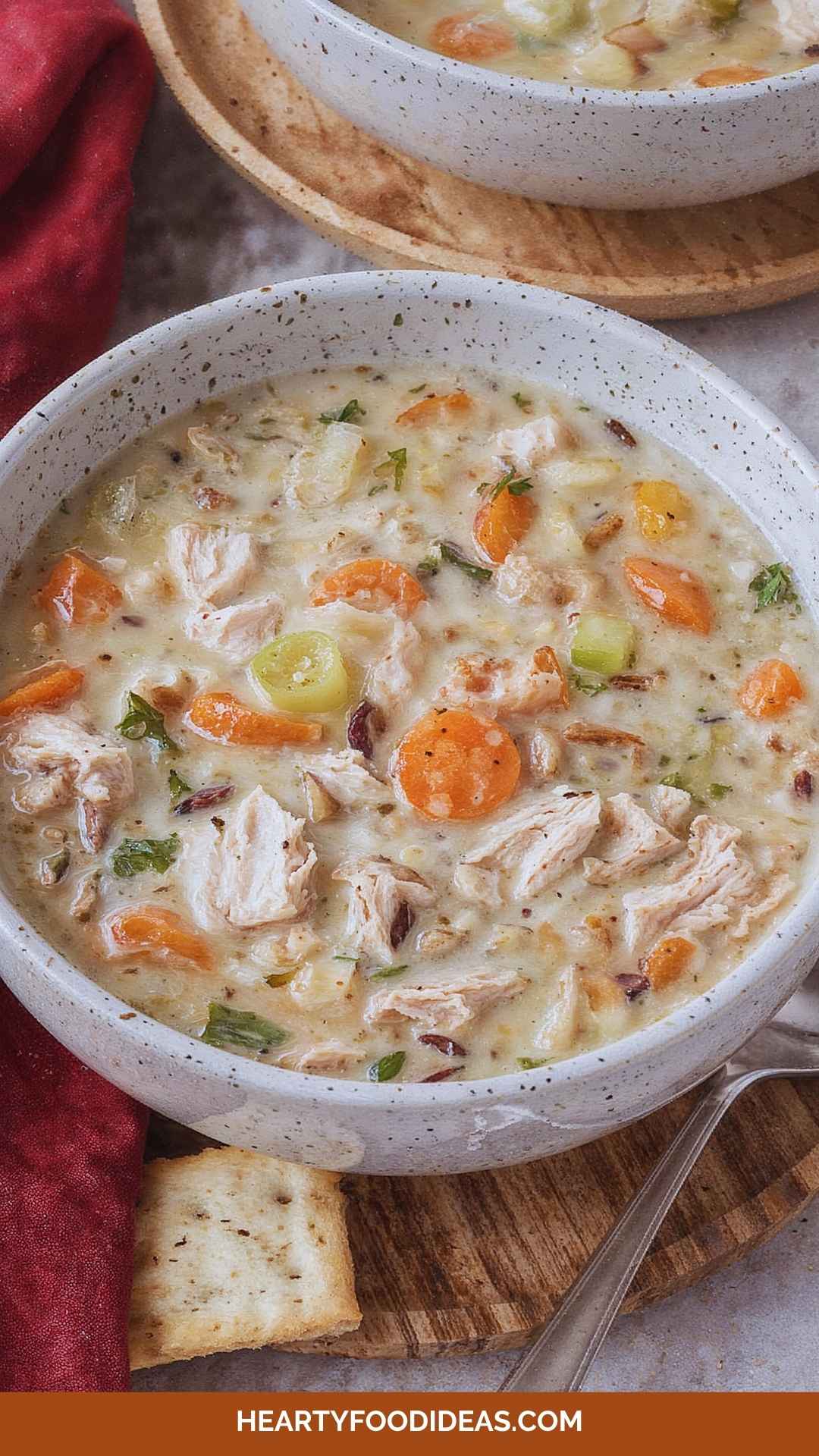 How to Make Creamy Wild Rice Chicken Soup How to Make Creamy Wild Rice Chicken Soup