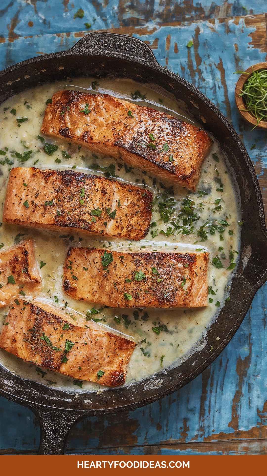 How to Make Garlic Butter Creamed Spinach Salmon How to Make Garlic Butter Creamed Spinach Salmon