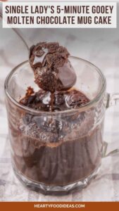Single Lady’s 5-Minute Gooey Molten Chocolate Mug Cake – Hearty Food Ideas