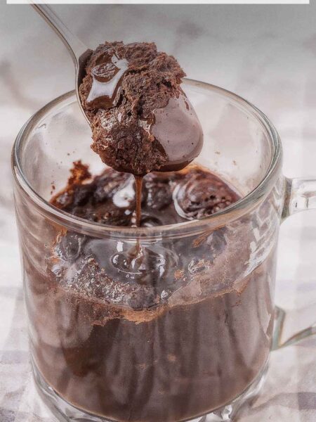 Single Lady's 5-Minute Gooey Molten Chocolate Mug Cake