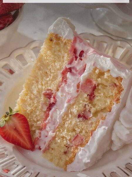 Strawberry Ice Cream Cake