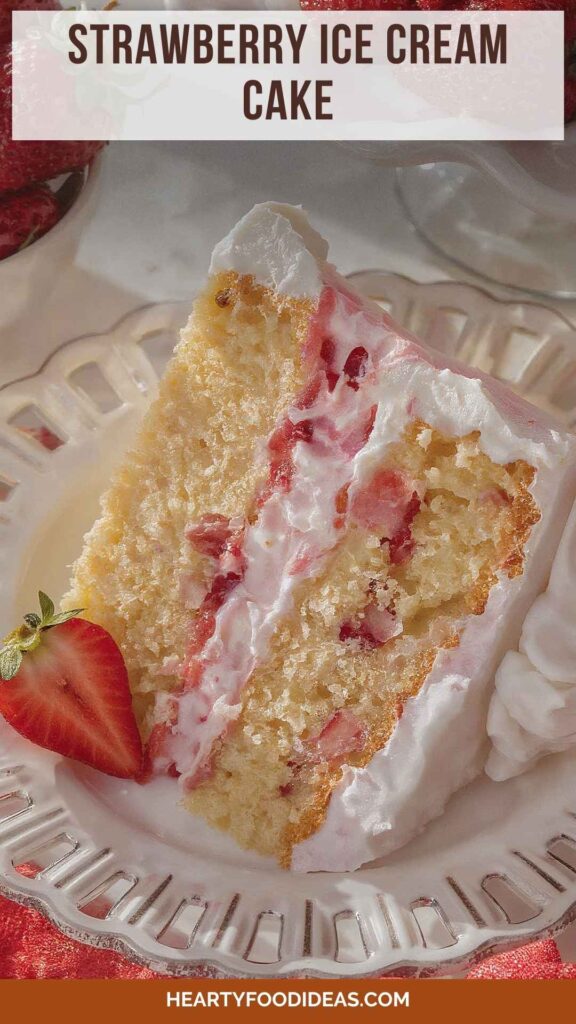 Strawberry Ice Cream Cake