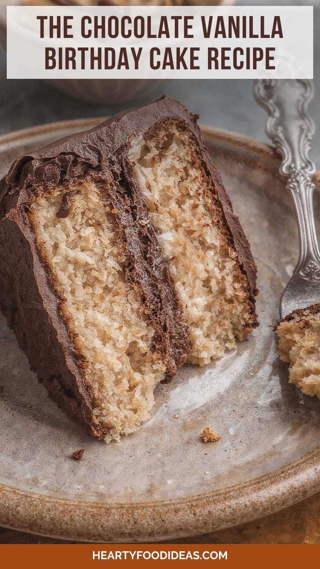 The Chocolate Vanilla Birthday Cake Recipe