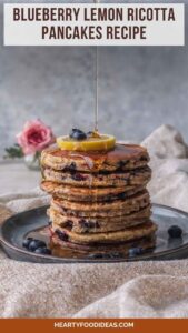 Blueberry Lemon Ricotta Pancakes Recipe – Hearty Food Ideas