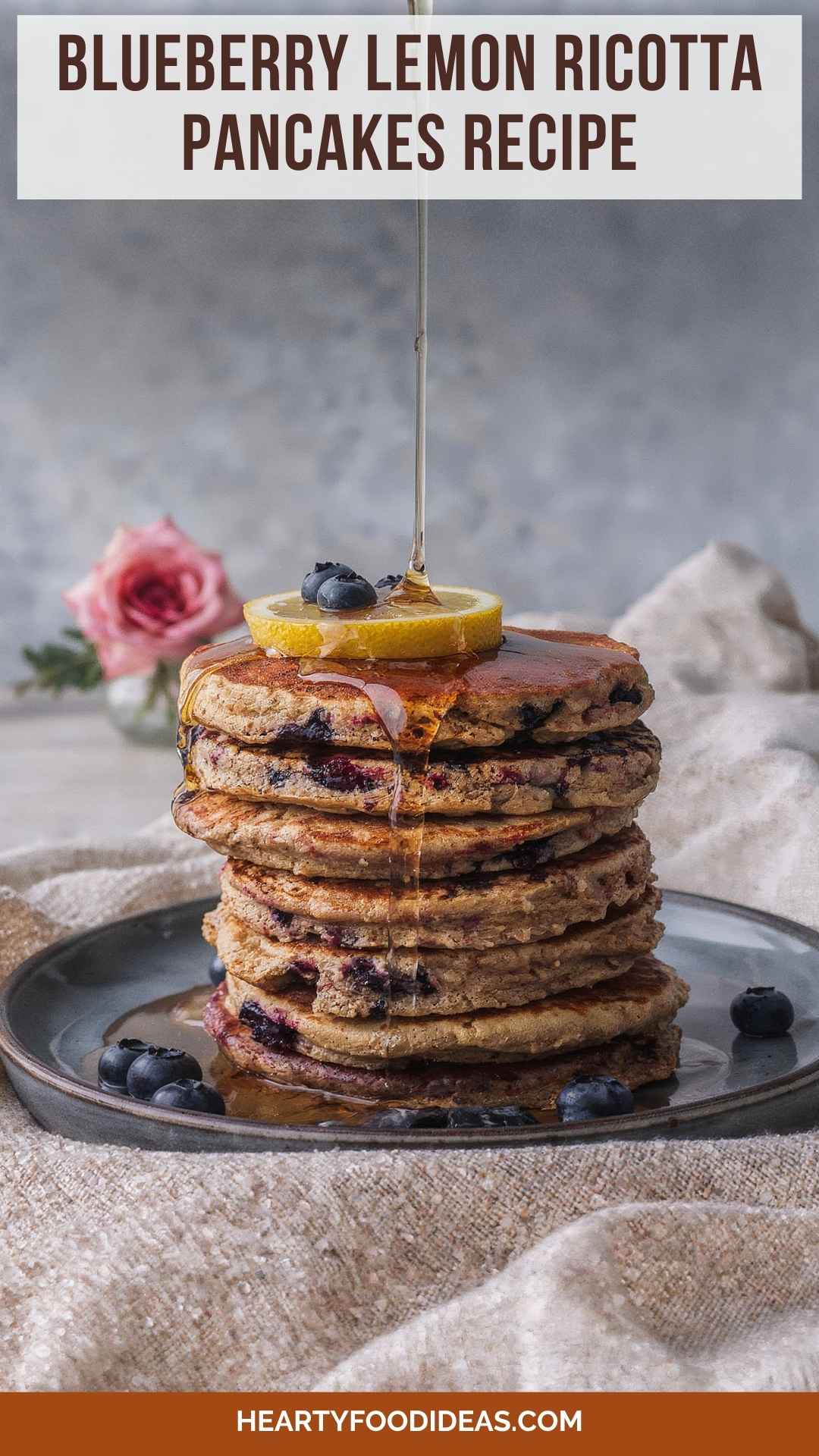 Blueberry Lemon Ricotta Pancakes Recipe Blueberry Lemon Ricotta Pancakes Recipe