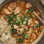 Crockpot Spicy Chicken Tortilla Soup