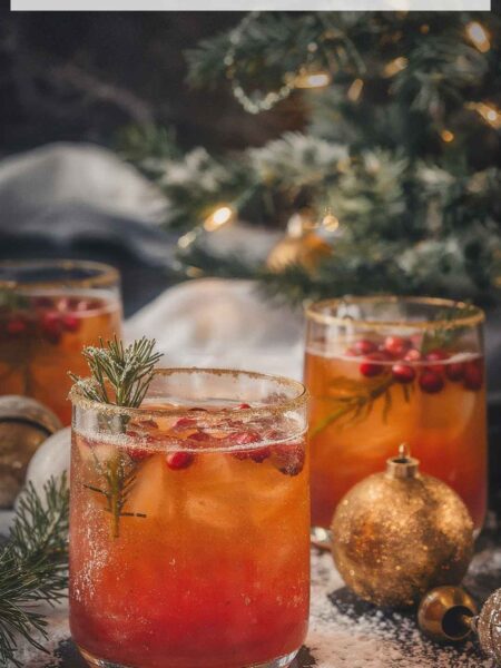 Holly Jolly Christmas Citrus Cocktail