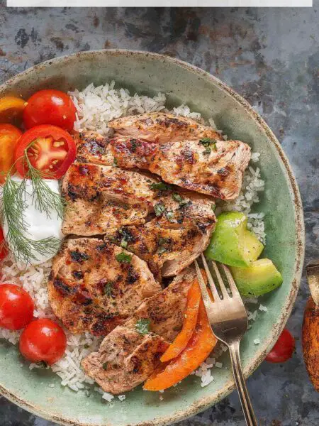 Honey Lime Chili Chicken Bowls