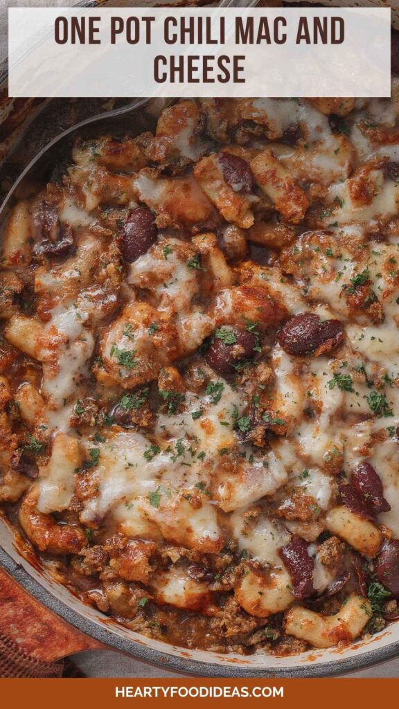 One Pot Chili Mac and Cheese
