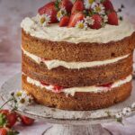 Strawberry Chamomile Naked Cake