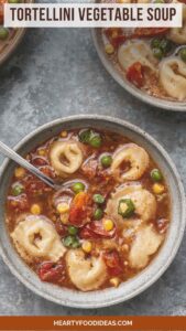Tortellini Vegetable Soup – Hearty Food Ideas