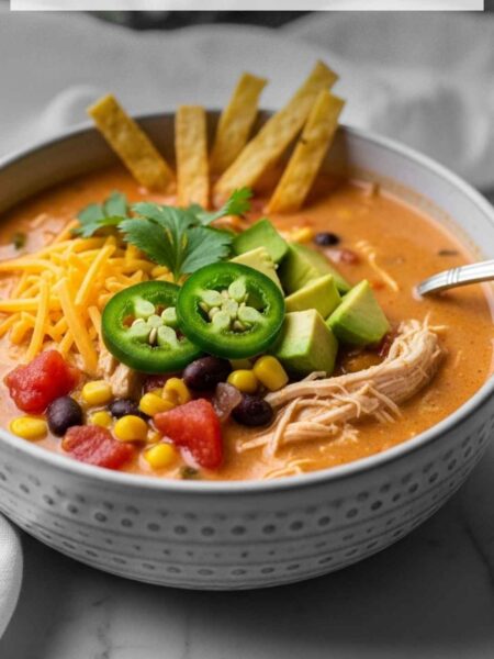 Creamy Chicken Tortilla Soup