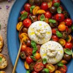 Marinated Cherry Tomatoes and Burrata