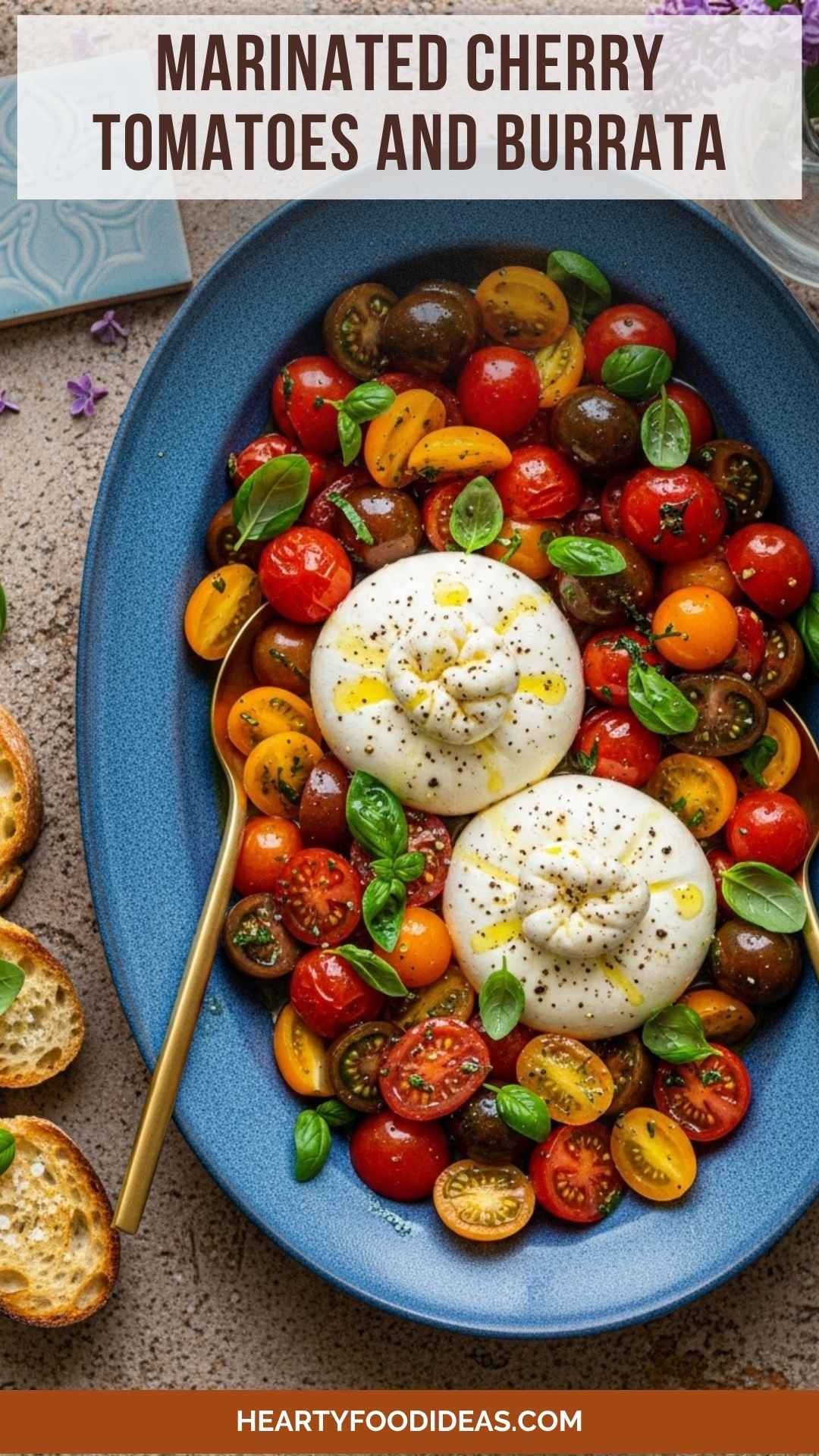 Marinated Cherry Tomatoes and Burrata Marinated Cherry Tomatoes and Burrata